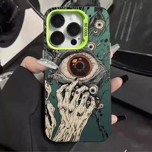 Funda para Teléfono con Diseño de Ojo de Diablo para Xiaomi Redmi <span class=keywords><strong>Note</strong></span> 14 13 12 12S 11 <span class=keywords><strong>11S</strong></span> 10 10S 9 9S Pro Plus 4G <span class=keywords><strong>5G</strong></span> - Product Image 1