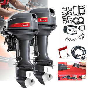 Moteur à essence 2 temps 40HP-40X 2 cylindres pour remplacement/réparation avec pompe à jet et télécommande - Product Image 5