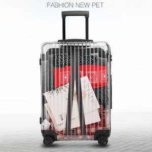20 ''PC Smart Cool Clear Travel Cabin Equipaje Moda <span class=keywords><strong>Transparente</strong></span> Trolley Equipaje <span class=keywords><strong>Maleta</strong></span> de mano <span class=keywords><strong>Transparente</strong></span> 20 pulgadas - Product Image 3