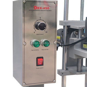 Máquina Tapadora de Botellas de Plástico/Vidrio Semiautomática con Motor Eléctrico Guanye DDX-450, 10-50 mm, 110V/220V, 1 Año de Garantía - Product Image 5