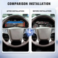 Autoradio Android pour Chevrolet Tahoe Suburban GMC Yukon 2014-2020, CarPlay, navigation GPS, lecteur multimédia avec écran numérique