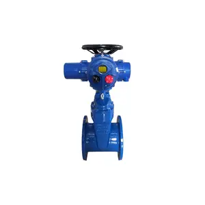 High Quality Large Caliber With Concealed Rod Elastic Seat Sealing Electric Soft Seal Gate Valve