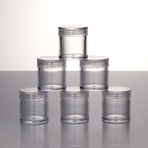 Envase cosmético Frascos de plástico con tapas 10g Botellas portátiles Botella de esencia de loción marcial acrílica - Product Image 1