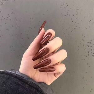 Venta al por mayor <span class=keywords><strong>de</strong></span> <span class=keywords><strong>uñas</strong></span> <span class=keywords><strong>postizas</strong></span> baratas <span class=keywords><strong>uñas</strong></span> cuadradas cortas púrpura 24 unids/caja adhesivo <span class=keywords><strong>de</strong></span> <span class=keywords><strong>uñas</strong></span> <span class=keywords><strong>postizas</strong></span> <span class=keywords><strong>de</strong></span> cobertura completa - Product Image 5