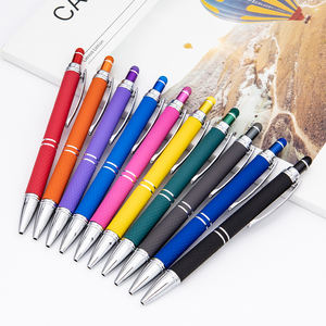 Barato 1,0mm tacto suave para Stylus Pen Bola de metal simple para uso en oficina Bajo costo con estilo de tapa básica - Product Image 2