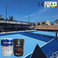 Peinture pour sol de terrain de sport fonctionnelle, peinture en silicone PU pour terrain de basket-ball