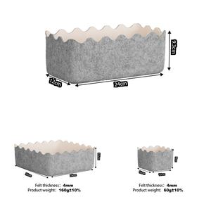 Boîte de rangement pour vaisselle en PET recyclé, bac de rangement, tiroir carré, écologique, durable, cuisine, salon - Product Image 4