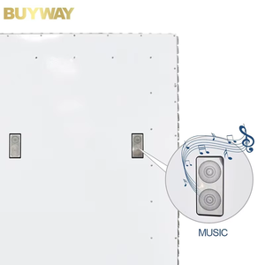 Espejo de maquillaje de tocador USB personalizado para estilo Hollywood Art Deco diseño espejo de pared de vidrio largo - Product Image 6
