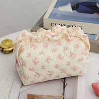 Petite trousse de maquillage transparente rose carrée, jolie trousse à maquillage en cuir, organiseur de voyage pour sac à main, accessoires de voiture, femmes et filles