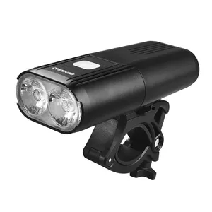 High-Brightness ABS Mountain Bicycle Front Light With Emerncy Charging Waterproof PC LED Headlights Handlebar Mounting