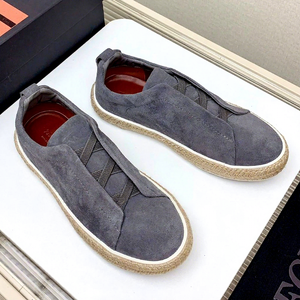 Sepatu Kasual Pria Berkualitas Tinggi, Gaya Baru Merek <span class=keywords><strong>Fashion</strong></span> Desainer Mewah Sepatu Kasual Resort Pria Kulit Asli - Product Image 1
