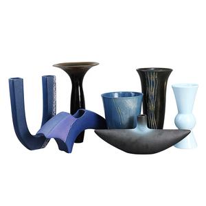 Style japonais ikebana vase en céramique assiette de fleurs Kenzan arrangement de fleurs ustensiles fleur autoportante dessinée à la main dessin déco - Product Image 3