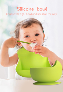 Bol d'escargot en silicone pour vaisselle pour enfants avec bol d'aspiration caractéristique bol alimentaire complémentaire - Product Image 4