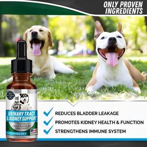 Suplemento para la Salud de las Mascotas OEM/ODM, Gotas para el Flujo Urinario, para la Salud Urinaria, Antiinflamatorio - Product Image 2