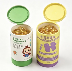 Customized biodegradable kraft paper tubes with logo, suitable for embossing and printing of health care and nutrition products - Product Image 4