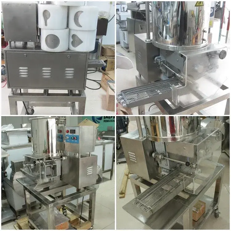 2-12cm commercial stainless steel automatic nugget form meat burger potato patty press maker making forming machine