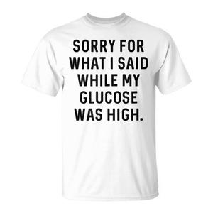 T-shirt pour diabétiques à haute glycémie pour la sensibilisation au diabète de type 1 et de type 2 - Product Image 2