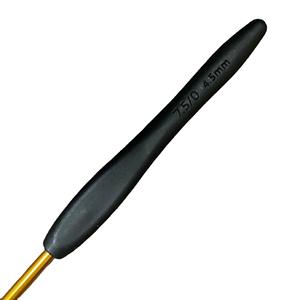 Gancho de ganchillo de aluminio de <span class=keywords><strong>tulip</strong></span>án ergonómico 2,5 MM-6,0 MM aguja de tejer con mango suave negro para costura - Product Image 4