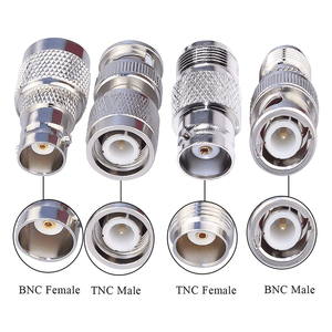 Adaptateur coaxial RF TNC vers BNC, adaptateur coaxial TNC femelle vers BNC mâle pour radios Wi-Fi, antenne externe - Product Image 4