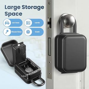 New Electronic Lock Box Wall Mounted <strong>Safe</strong> Storage Hide <strong>Security</strong> Lock <strong>Safe</strong> Digital Code TT Lock App Control Smart Key Box - Product Image 3