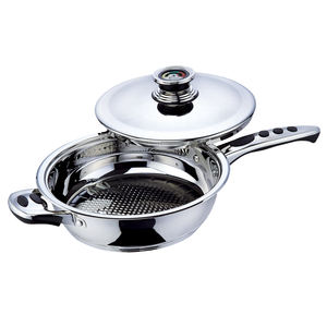 Ensemble de 13 ustensiles de cuisine en acier inoxydable écologique OEM, casseroles classiques allemandes, poêle à induction encapsulée <span class=keywords><strong>AMC</strong></span> - Product Image 5