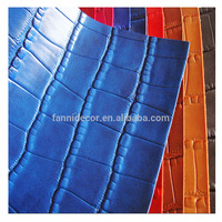 Support tissé Pantone En Relief En Cuir PU Fabricants De Tissus Pour Sacs À Main