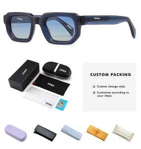 Unisex UV400 phân cực Kính mát Chất lượng cao Acetate ống kính thời trang Kính mặt trời biểu tượng tùy chỉnh ống kính gafas de Sol polarizadas - Product Image 4