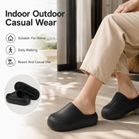 Sandalias de Plataforma EVA para Mujer, con Suela Gruesa, Punta Abierta, Antideslizantes, para Interiores y Exteriores, Calzado Casual