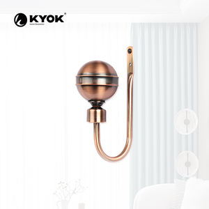 Ganchos para Cortinas KYOK Clásicos de Latón Antiguo - Sujetadores de Cortinas de Metal Duraderos de Fácil Instalación - Product Image 6