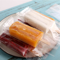 Vente en gros Emballage de Popsicle de qualité alimentaire transparent Pochette debout avec barrière de logo personnalisable thermoscellable Plastique OPP/BOPP/PP