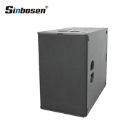 Système audio Son Double caisson de basses de 15 pouces Caisson de basses passif professionnel Haut-parleurs