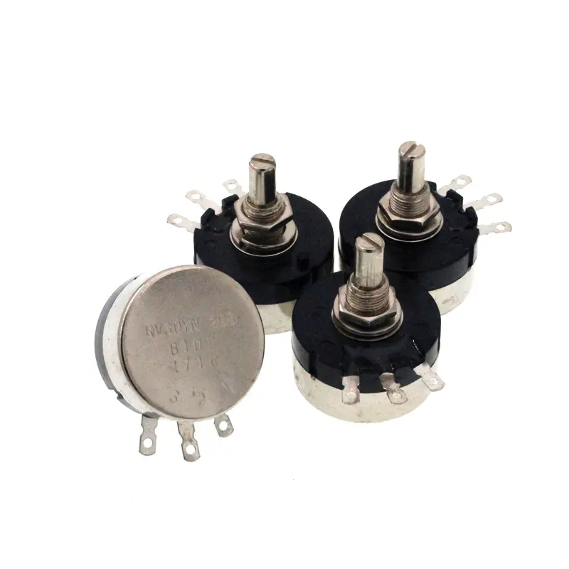 Elektronische Component RV30YN20S Single Turn Rotary Carbon Film Potentiometer Variabele Verstelbare Weerstand B201 200R