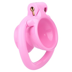 Jaula de Castidad Masculina de Plástico FRRK, Dispositivo de Castidad Invertido, Candado para Pene, Juguetes Sexuales, Jaula de Resina para Pene para Hombres - Product Image 6