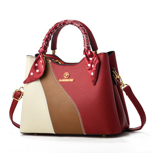 Sacs à main femme en cuir PU grande capacité 2025 – Sacs bandoulière tendance avec foulard pour femme - Product Image 2