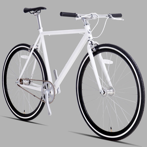จักรยานฟิกซ์เกียร์ JOYKIE สีดำขาว ล้อ 700c แบบซิงเกิลสปีด - Product Image 5