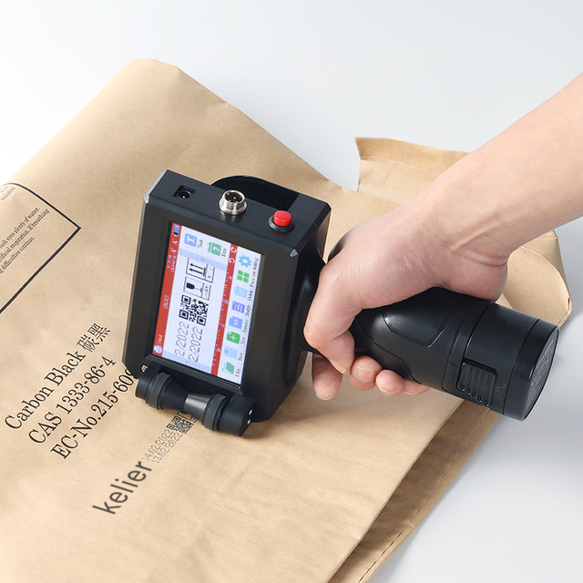 Handheld Date Fast Dry Easy Operate Hand Inkjet Printer Hand Jet Printing Machine