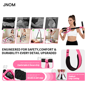 Equipo de Yoga y Fitness Resistente, Juego de Bandas de Resistencia con Pedales, <span class=keywords><strong>Cuerda</strong></span> de Tensión con Pedales, Dispositivo de Asistencia para Abdominales - Product Image 6