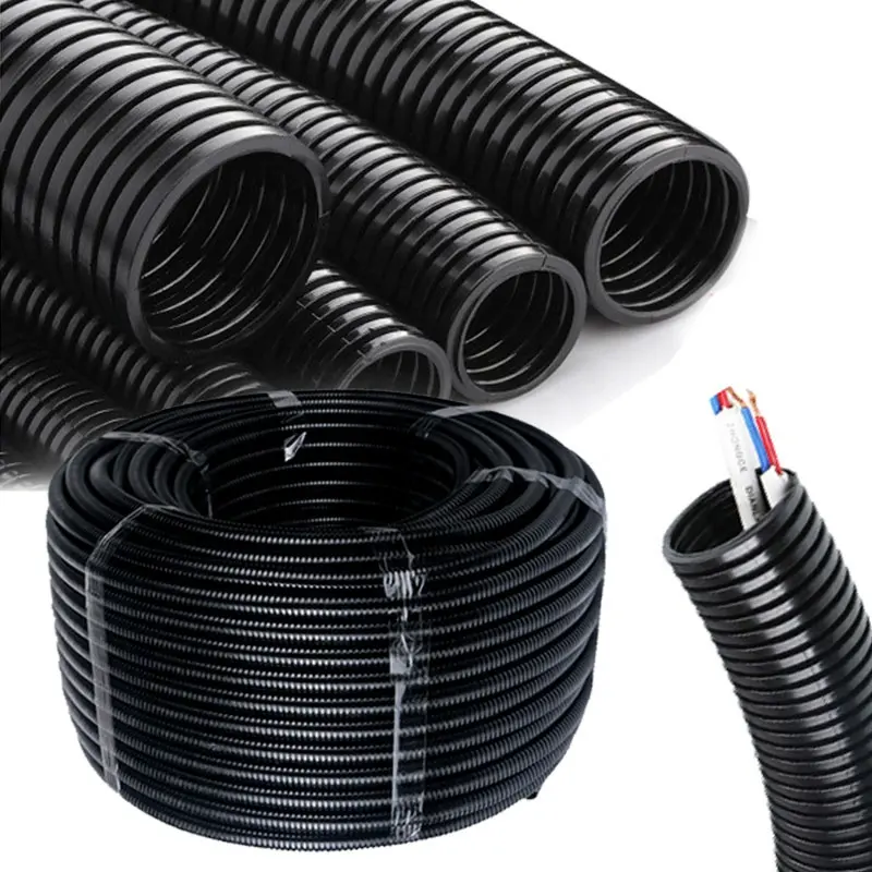 Industrial Flexible Insulation cabl conduit pipe hdpe spiral conduit pp corrugated tube