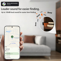 Traceur anti-perte Google Find My Device, balise de localisation Air Tag pour portefeuille, cartes, clés, sacs, chiens, chats, avec télécommande