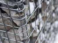 Boîte en gabion soudée sur mesure pour murs de jardin décoratifs