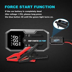 <span class=keywords><strong>D</strong></span>émarreur Autonome Portable 12V pour Voiture avec Compresseur <span class=keywords><strong>d</strong></span>'Air, Pompe à Pneus et Banque <span class=keywords><strong>d</strong></span>'Alimentation - Product Image 6