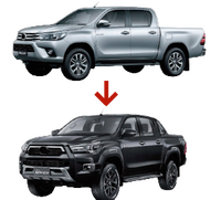 Toyota Hilux Revo 2016-2024 Style GCC Rocco GR Pare-chocs avant Grille Kit carrosserie