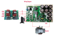 CHICO T50A02 25kW Compresor de CC trifásico Controlador inversor Bomba de calor PCBA con placa PCB de control RS485 Comunicación 24/7 Soporte
