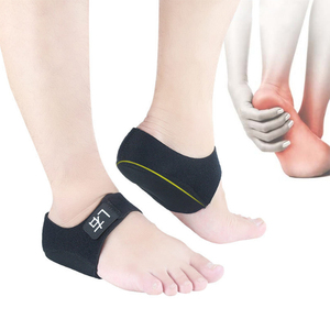 Supporto Plantare in <span class=keywords><strong>Silicone</strong></span> Nero per Fascite Plantare, Terapia per Dolore al Piede, Supporto per Arco Plantare, Tutore per Caviglia, Soletta Ortopedica, Fascia per Scarpe - Product Image 4