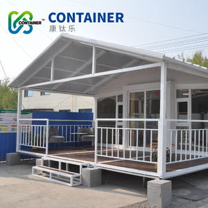 Maisons en conteneur portable extensible préfabriquées Villa pliante à double aile de 3 pièces de 40 pieds et 20 pieds Tailles <span class=keywords><strong>Bureau</strong></span> de construction en acier 5 - Product Image 2