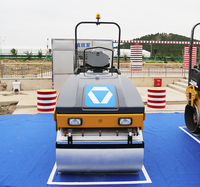 Rouleau compresseur officiel XCMG XMR403, mini-rouleau compresseur léger à double tambour vibrant de 4 tonnes