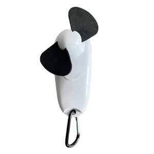 XX884 Custom Logo <b>Mini</b> <b>Hand</b>-Printing Portable Climbing Carabiner Fan With LED Torch Light for Automotive Use and Welcome Gifts - Product Image 3