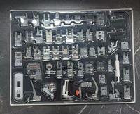 Accessoires multifonctionnels pour machine à coudre domestique : 8, 11, 16, 32, 35, 42, 48, 52, 62, 72 Couvercles de pieds presseurs
