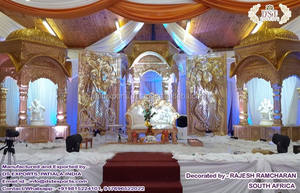 Décoration de scène marocaine élégante pour les mariages musulmans Décor de réception d'inspiration arabe en Floride - Product Image 6