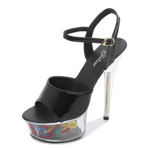 Chaussures à talons hauts emplois zapatos de femmes <span class=keywords><strong>pole</strong></span> dance party décapant talons sandales pour femmes et dames plate-forme chaussures femmes - Product Image 1